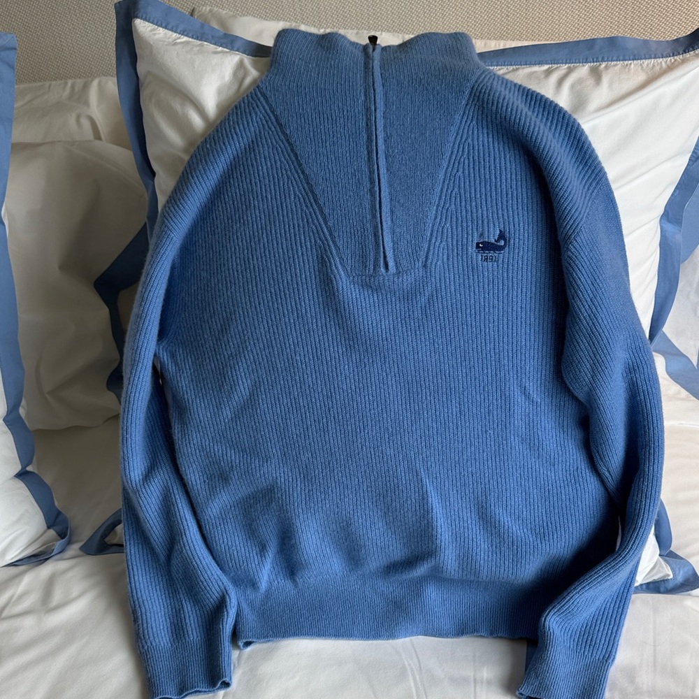 RLX Sky Blue Half Zip-Up Sweater
